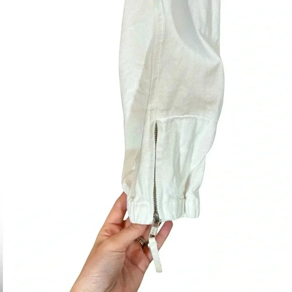 L’Academie Army Coverall Utility Jumpsuit in White x Revolve - Picture 7 of 13